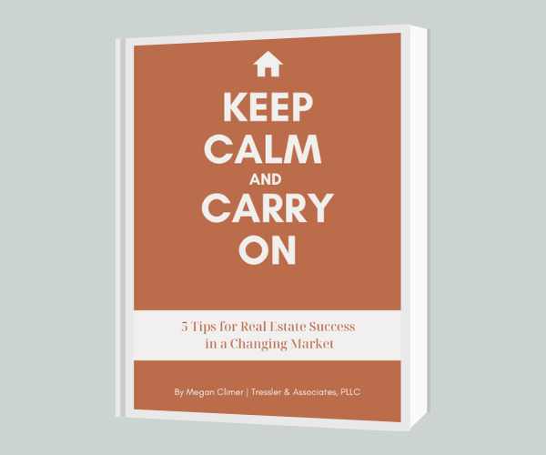 Keep Calm and Carry On: 5 Tips for Real Estate Success in a Changing Market book cover